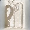 Heart Shaped Minimalist Transparent TPU Phone Case Suitable for iPhone 17,16,15,14,13,12,11Pro/Max/Plus Anti Drop and Shockproof