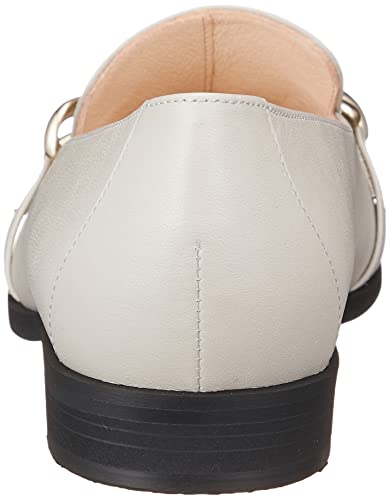 Carino CALF22011 Women's Loafers, Gray, Size 22.5 cm