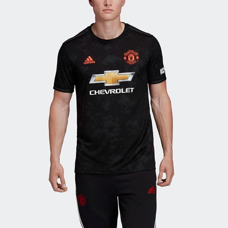 adidas Manchester United Third Jersey Asia Sizing 'Black' Men's ED7390
