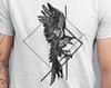 Graphic Crow Tee Odin Raven Viking Shirt Animal Print Tshirt Unisexs Unisex Tee Vikings Tee Valhalla Tee Norse Mythology Gift