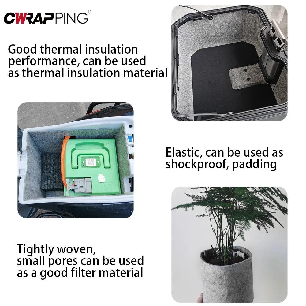 Car Self Adhesive Felt Universal Trimmable Auto Interior Carpet Protective Felt Furniture Cat Scratching Board Car Accessories