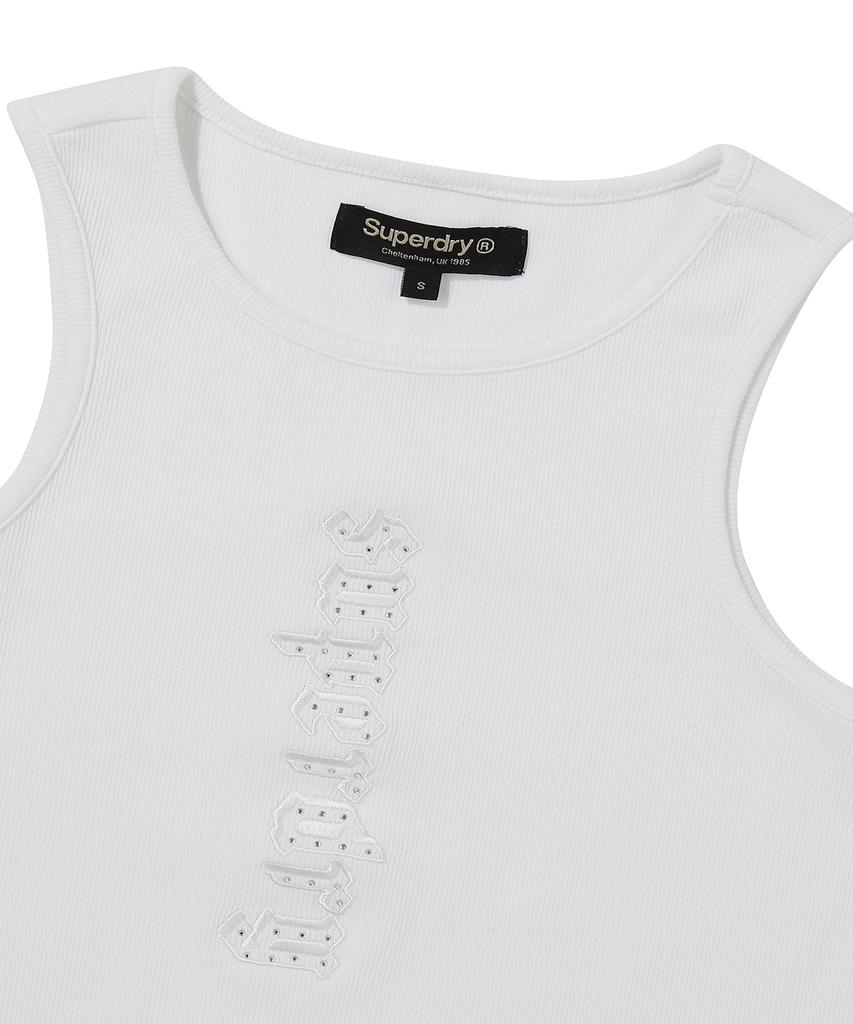 Syupeodeulai W Vintage Rib Sleeveless White