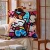 Colors R-Romero B-Britto Art Personalized Pillow Cover Kids Bedroom Wild Party Decor Pillowcase Kid Birthday Shower Gift