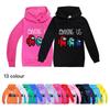 Among Us Game Kids Hoodies Boys Girls Impostor Hooded Sweatshirt Tops Jumpers