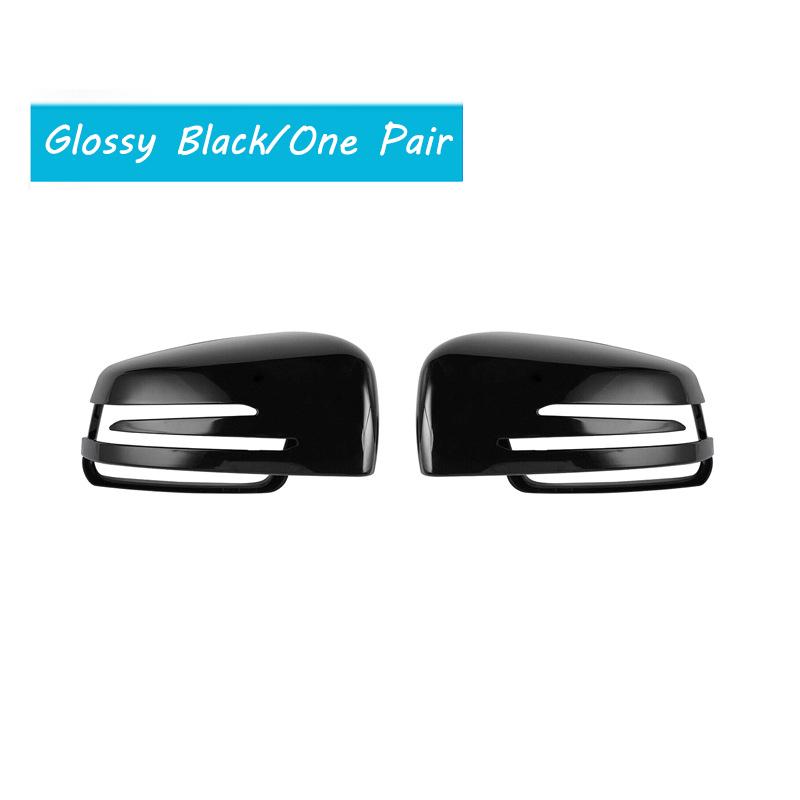 

Для Mercedes-Benz W176 W204 W212 W246 C117 X204 2009-2013 Накладки на боковые зеркала Углеродное волокно Аксессуар для стайлинга экстерьера Замена