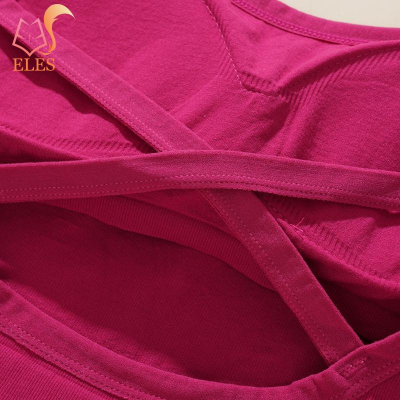 Cross Back Beauty Wrap Bra Underwear Women's Suspenders with Chest Pads Female Inner Wear Fixed Cup Vest Bra