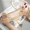Women Sexy Thongs Panties Low Waist Transparent Hollow Out G-string Briefs Underwear Lace Ruffles Trim Female Fashion Underpants