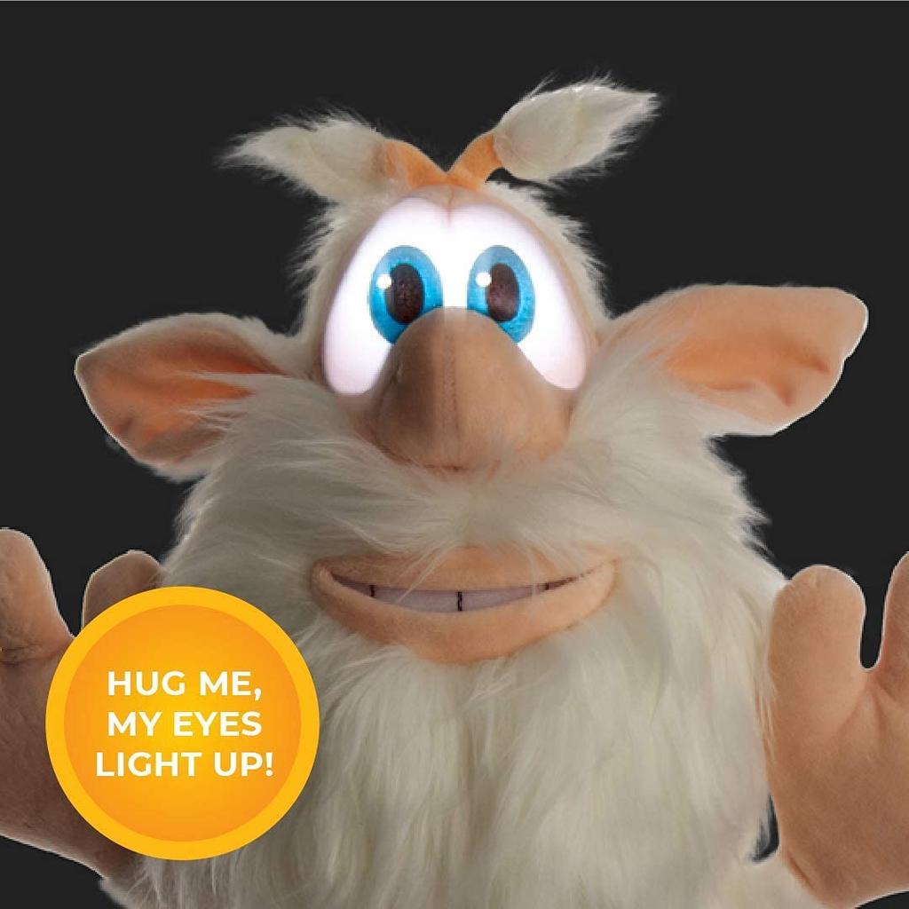 Brinquedo de Pelúcia Colecionável Booba com Olhos Show Netflix Booba Animal de Pelúcia Macio e Fofo para Crianças Companheiro Luz Noturna Licenciado Oficialmente Acende - - & -