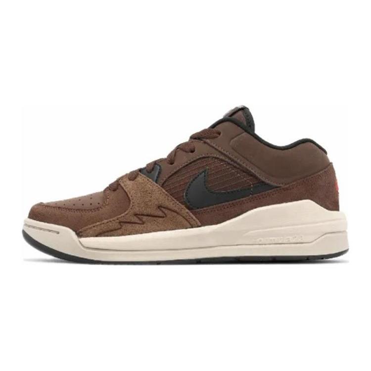 

Jordan Stadium 90 Slip Resistant Abrasion Resistant Low top Children s Basketball Shoes Brown Unisex DX4399-200 36