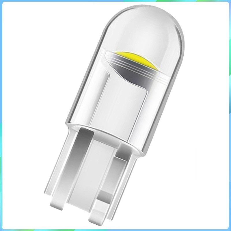 

T10 LED car wide light crystal COB high brightness W5W license plate light reading light motorcycle car tail light bulb белый