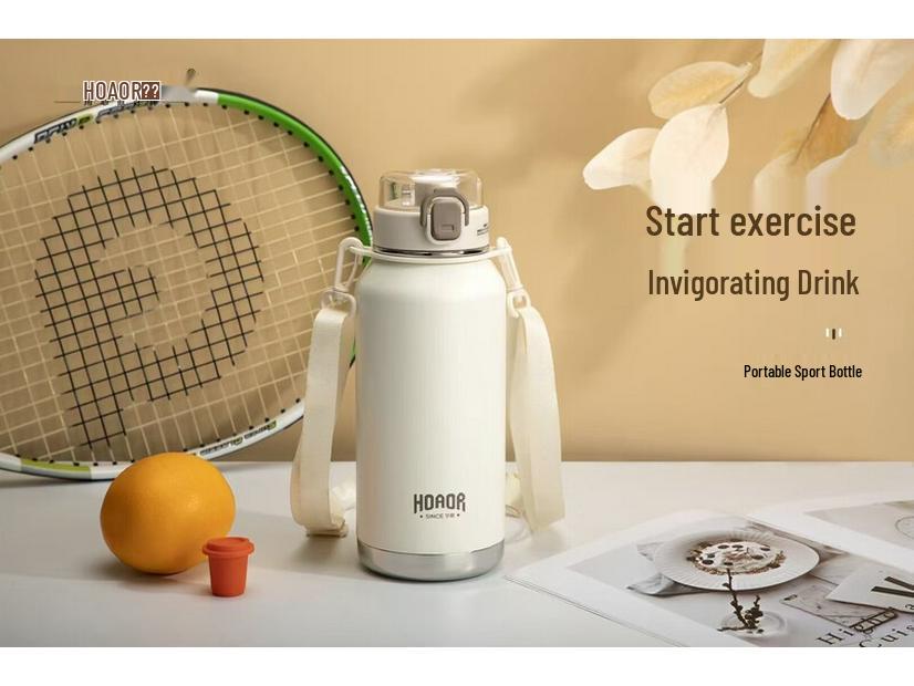 HOAOR HX7062-8 Insulated Water Bottle with Straw