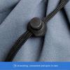 Solid Color Basketball Drawstring Storage Bag Adjustable Ball Handbag  Outdoor Sports