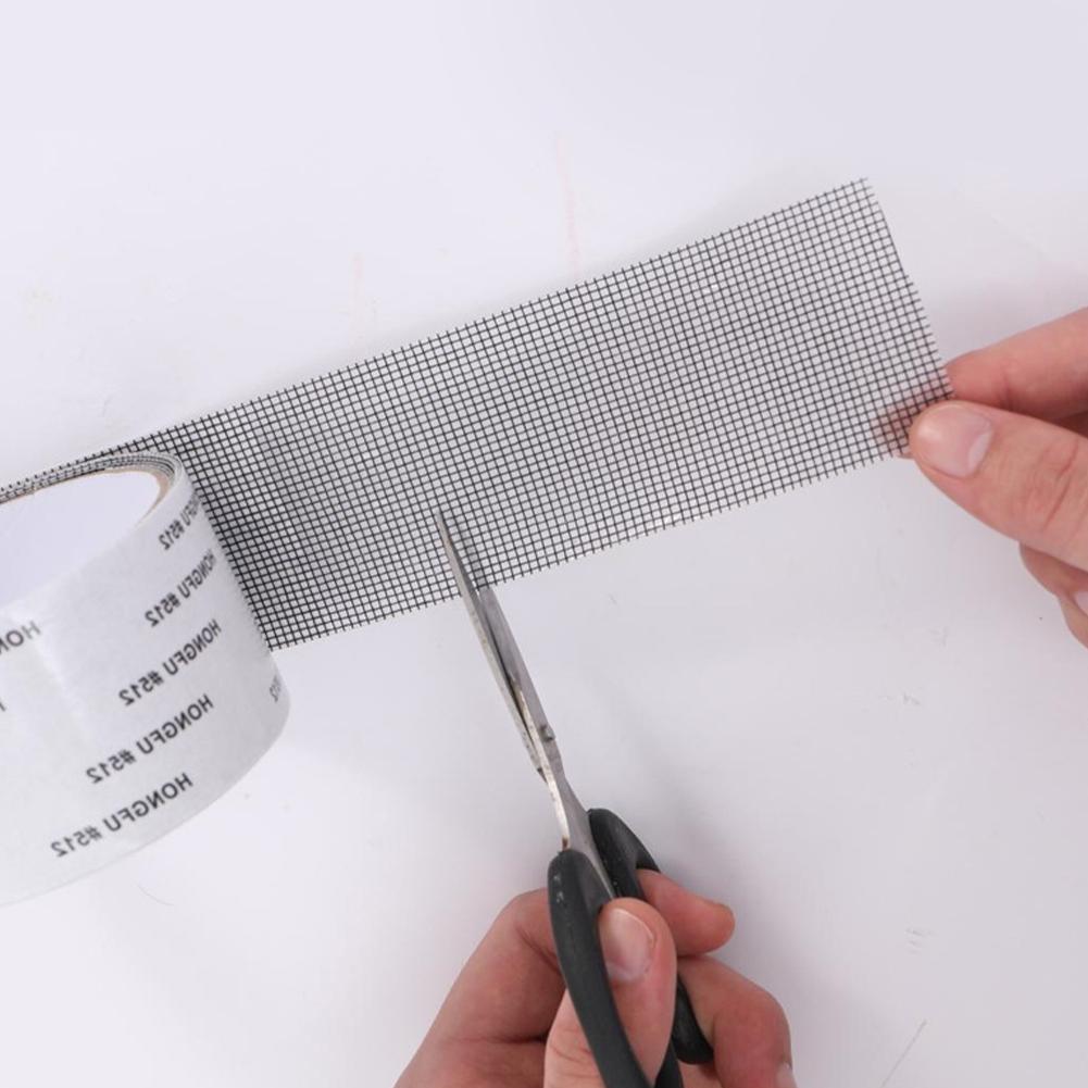 2M Window Screen Mosquito Net Repair Tape Self-adhesive Strong Anti-Insect Fly Mesh Broken Holes Repair Strip Mesh Repair Tape