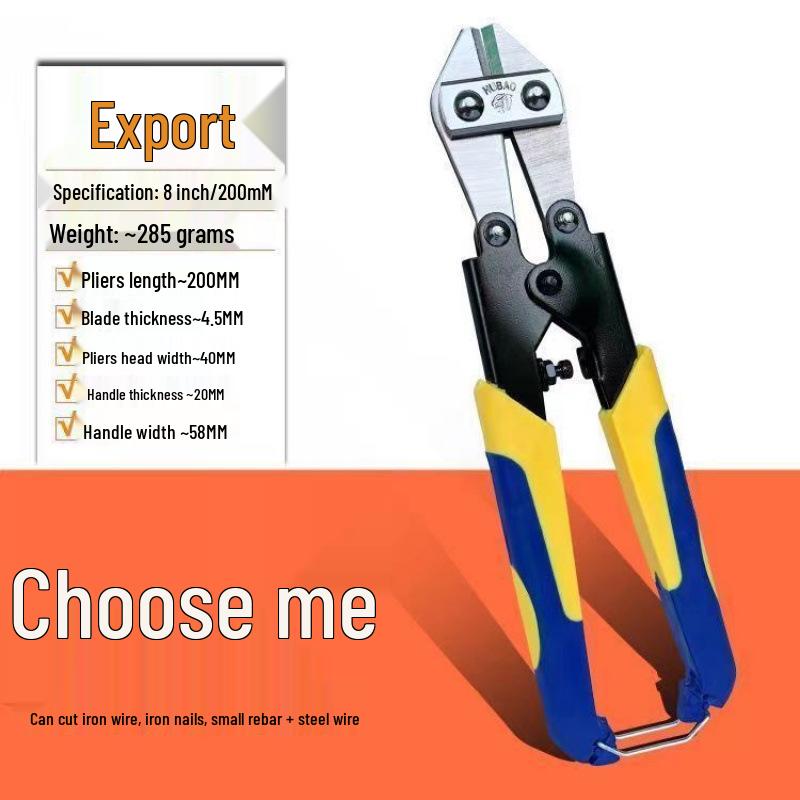 High-Leverage Eagle Beak Wire Cutters: Labor-Saving Steel & Rebar Pliers