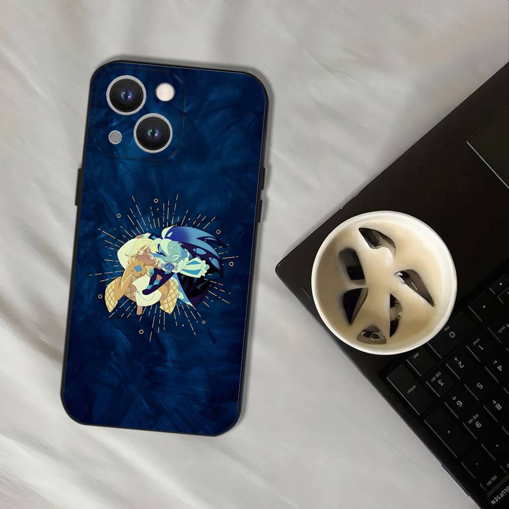 Game C-Cookie Run Kingdom For iPhone 17,16,15,14,13,12,11,Pro,XS,Max,XR,Plus,E,SE4,Mini Black Soft Cover Phone Case