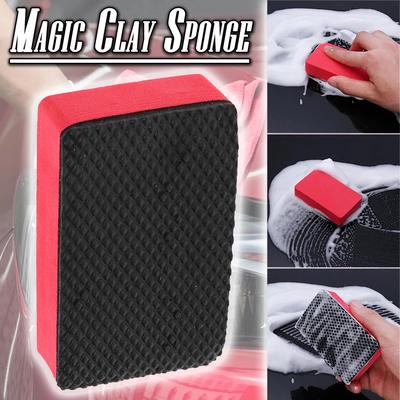   Sponge Bar Car Pad Block Cleaning Eraser Wax Polish Pad Tool 3PC