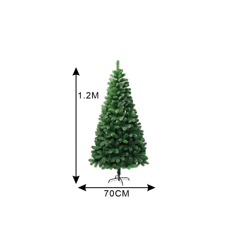 Encrypted Green PVC Christmas Tree - Supermarket Home Decoration