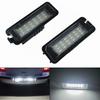 For VW GTi Golf 4 5 6 7 MK4 MK5 MK6 MK7 Passat B7 CC EOS Scirocco Beetle 2PCS LED Number License Plate Lights With Canbus