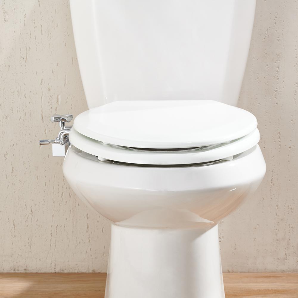 Cold Bidet Attachment Toilet Faucet with Adjustable Sprayer Nozzle BA02
