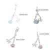 Fashion Shell Bowknot Bead Keychain Pendant Cute Decoration Pendant Bone Charm