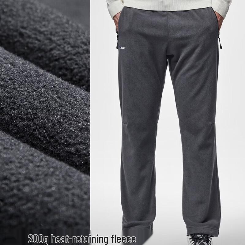 Pelliot Men s Fleece Lined Windproof Warm Trousers M