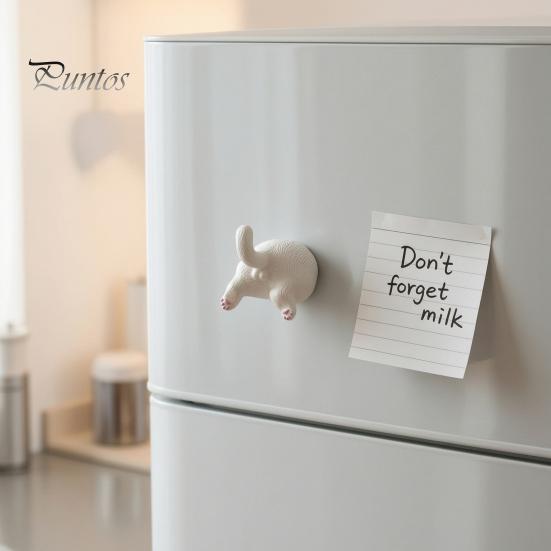 Decorative Cat Magnets 3D Butt Refrigerator Magnet, Kitten Ass Whiteboard Cabinet Fridge Office Locker Home Kitchen Decoration Gift for Lovers Lover