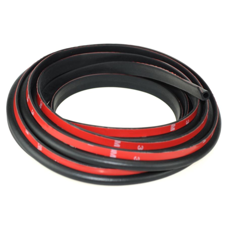 5M Black P-Type Car Door Noise Insulation Strip