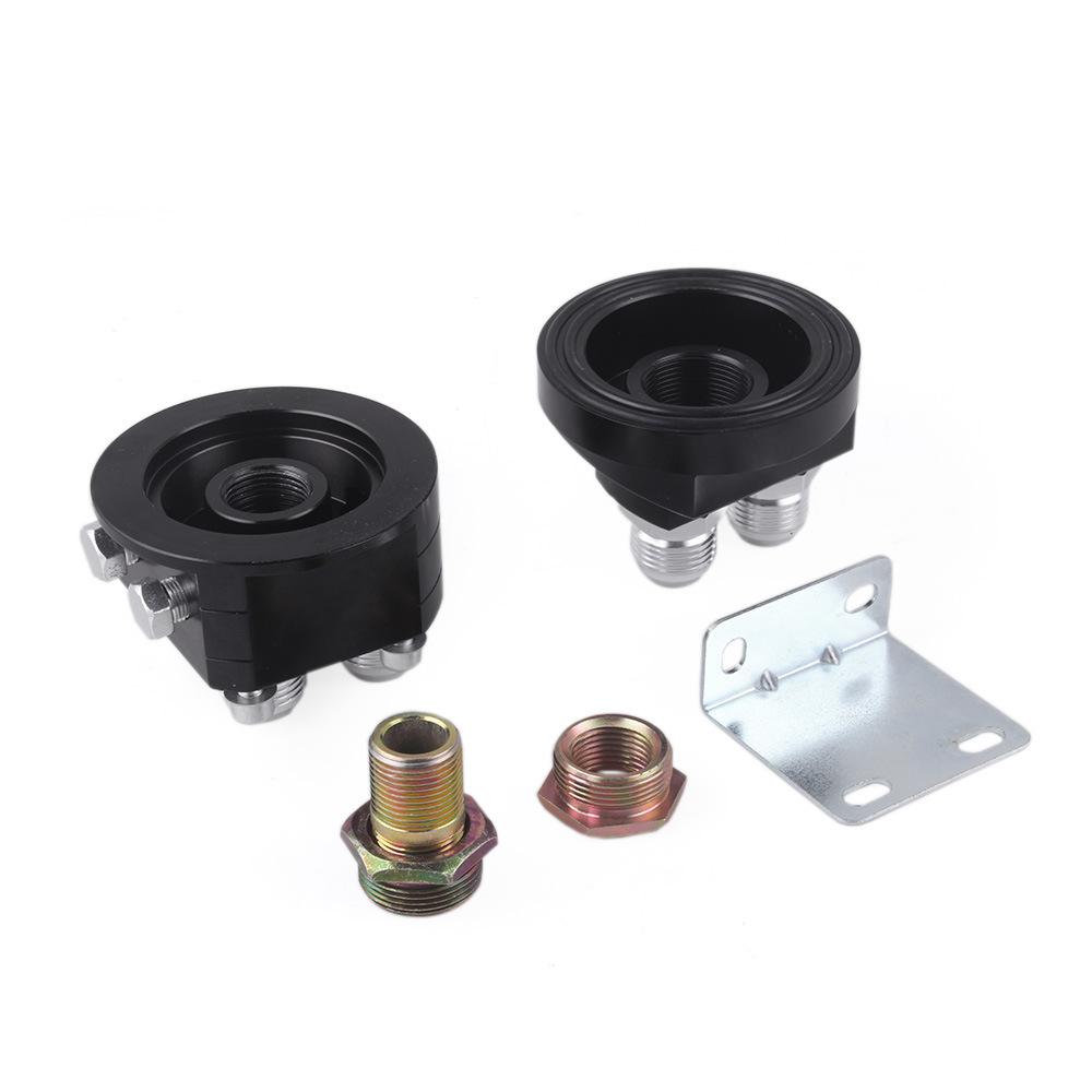 Aluminum AN10 Male Oil Filter Relocation Sandwich Fitting Adapter Kit 3/4x16 20x1.5 Replacement Engine Parts Tool Set