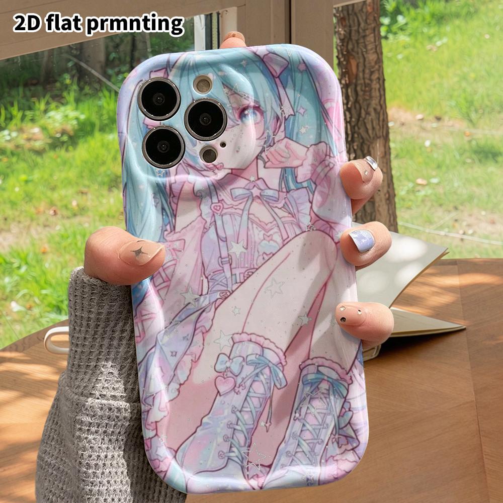 Phone Case: Protective Case for iPhone 17 16 15 14 13 12 Pro, Phone Decoration, Pink and Blue Gradient, Halloween and Christmas Gift