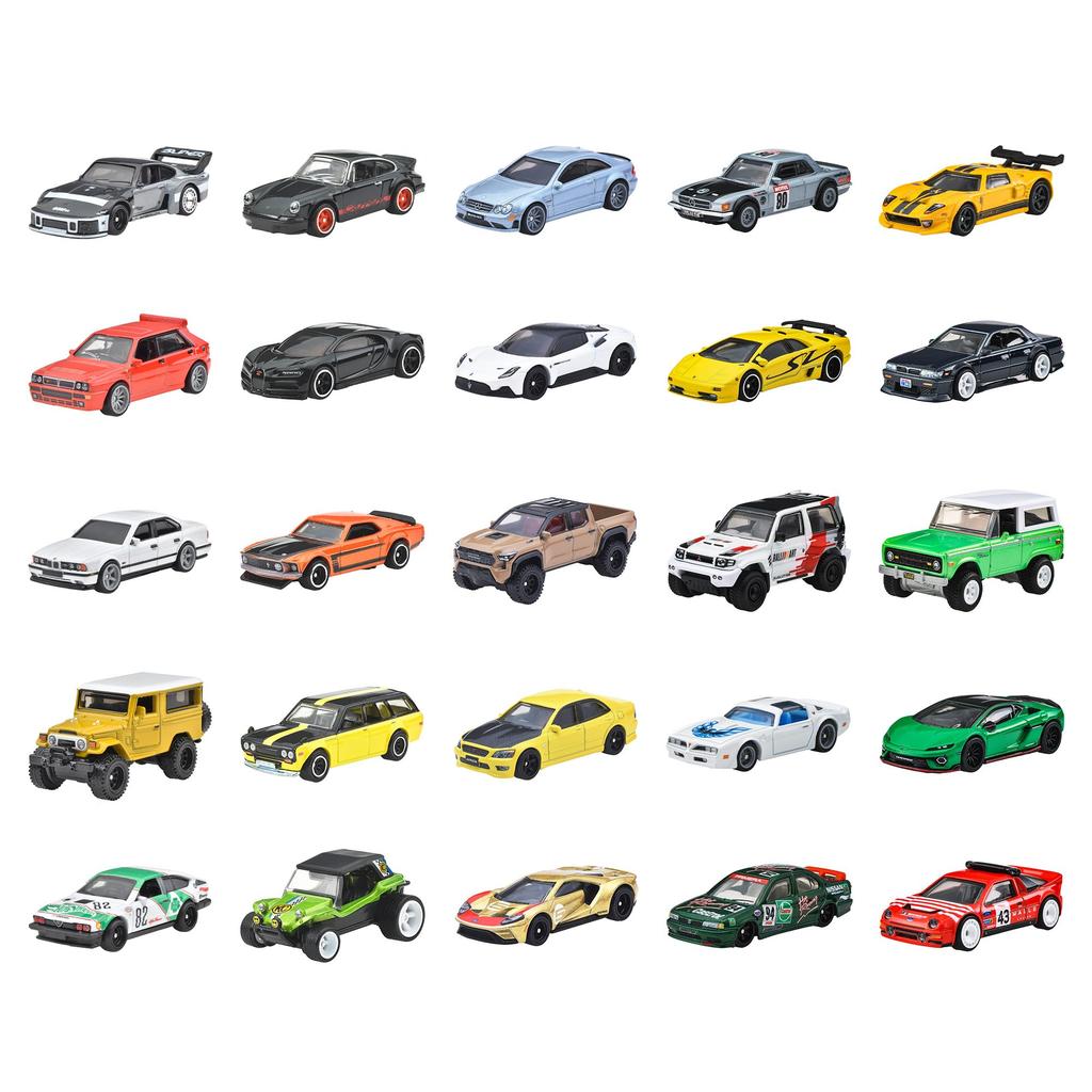 Hot Wheels Boulevard 25 Car Factory Set Vehicle Miniature 25 Ages JFM00 - Toys, Cars, Cars, 3+, Multi-color