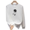 American Trendy Brand Threaded Cuffs Long-Sleeved Pure Cotton Men'S Bottoming Shirt T-Shirt Trendy Autumn And Winter Men'S And Women'S Tops