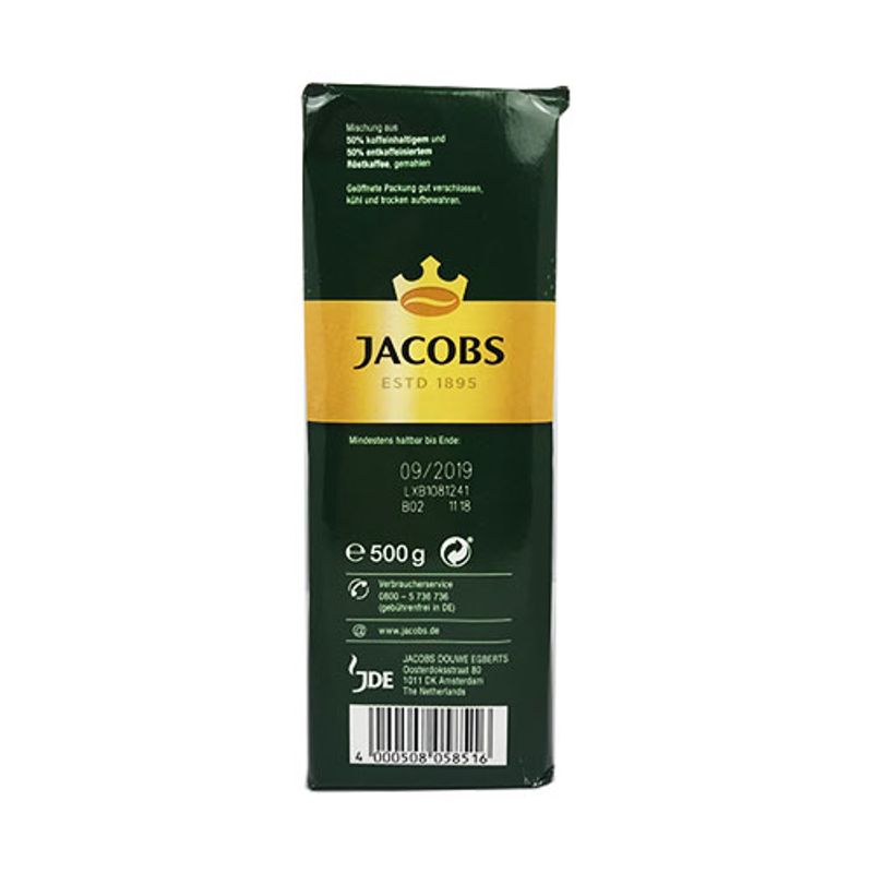 Jacobs Kronung Balance Ground Coffee 500g