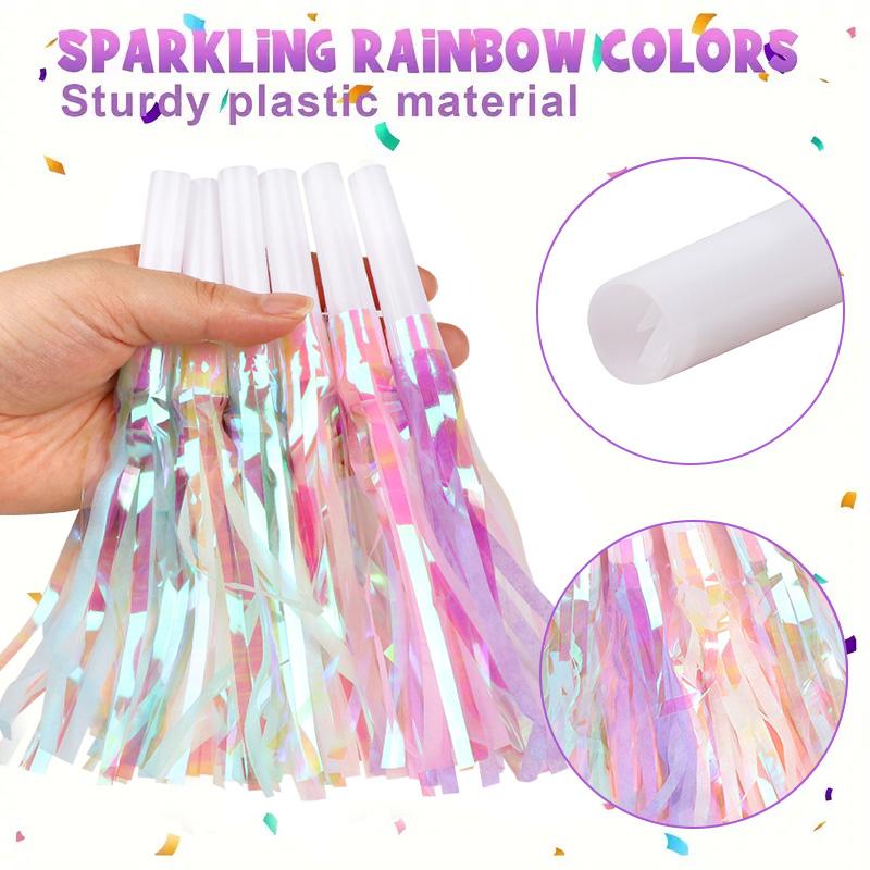 24Pcs Mermaid Party Blowout Whistles Noise Maker Kids Birthday Party Favors Pinata Filler Toys Christmas Wedding Gift for Guests
