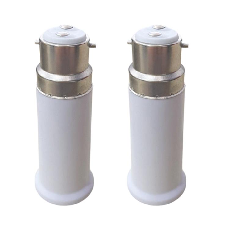 B22 to E27 Adapter Converter Secure Mounting Quality Bulb Holder B22 to E27 Light Socket Converter, Durability Construction for Safe Electrical Lamp