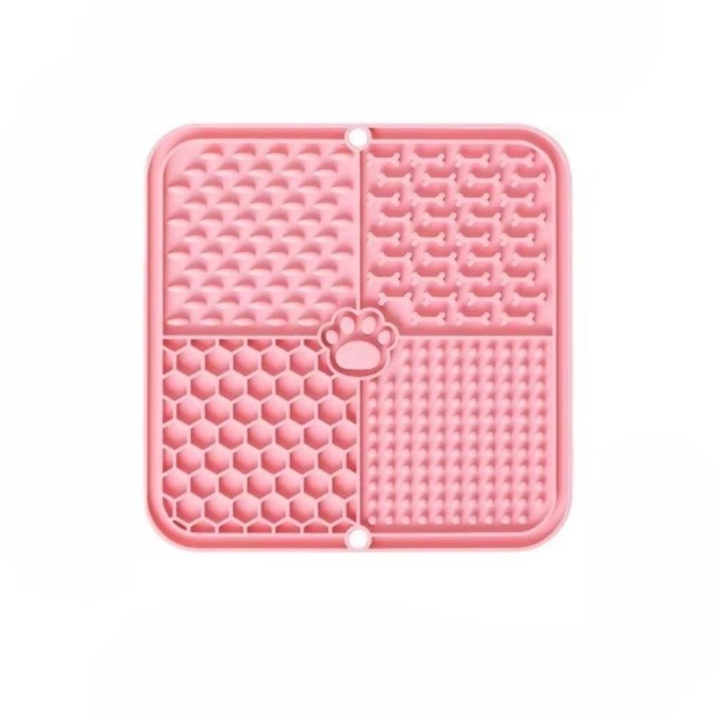 Slow Feeding Design Pet Lick Mat Suction Cup Slow Feeder New Silicone Mat Slow Eating