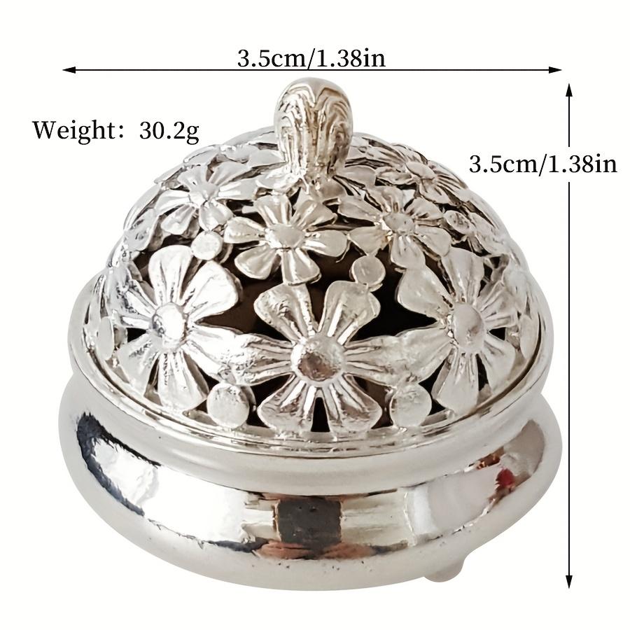 

Daisy Incense Burner Meditation Incense Burner Hollow Metal Incense Burner 1pc