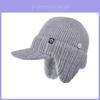 Knit Winter Ear Warmer Hat For Men With Warmth For Outdoor Cycling