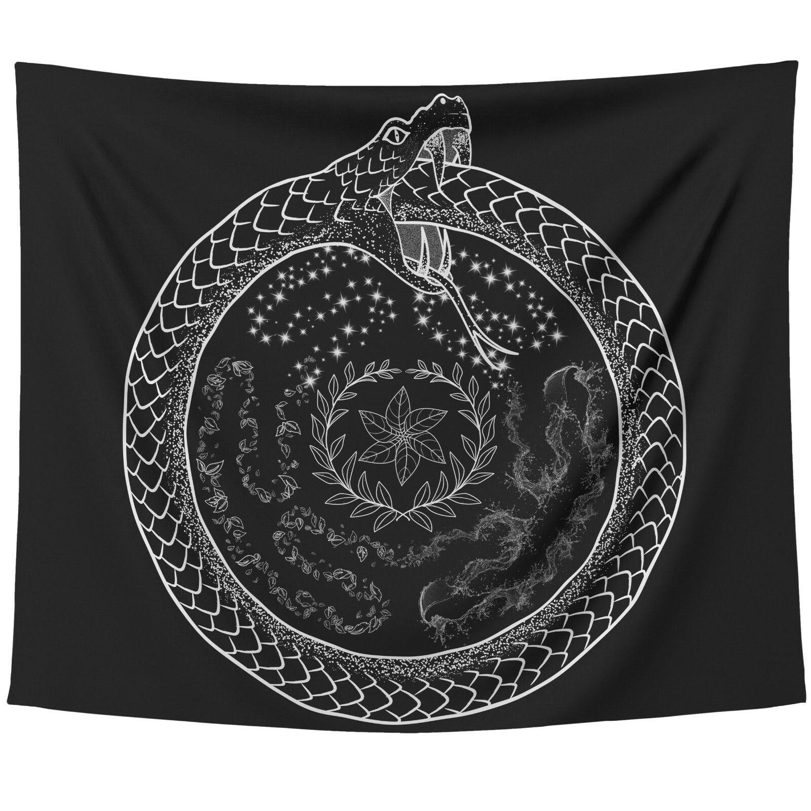 Tapestry Wheel of Hecate Witchcraft Hecate Ouroboros 75x100