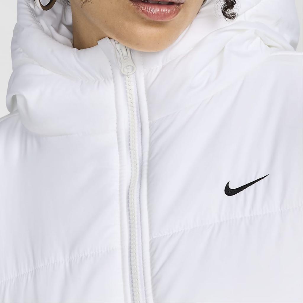 Nike Sportswear Classics Therma-FIT Loose Hooded Jacket Women Jacket White FZ5899-100