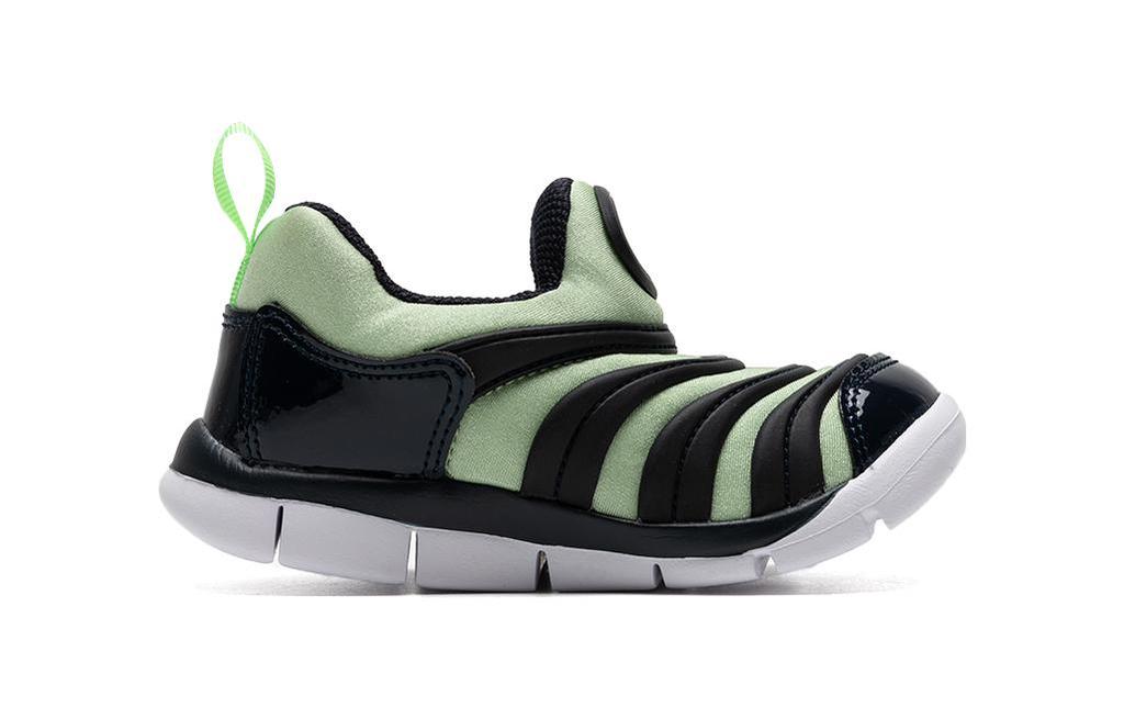 Nike Dynamo Free Low top Toddler Shoes Black Green Infant And Toddler 343938-440