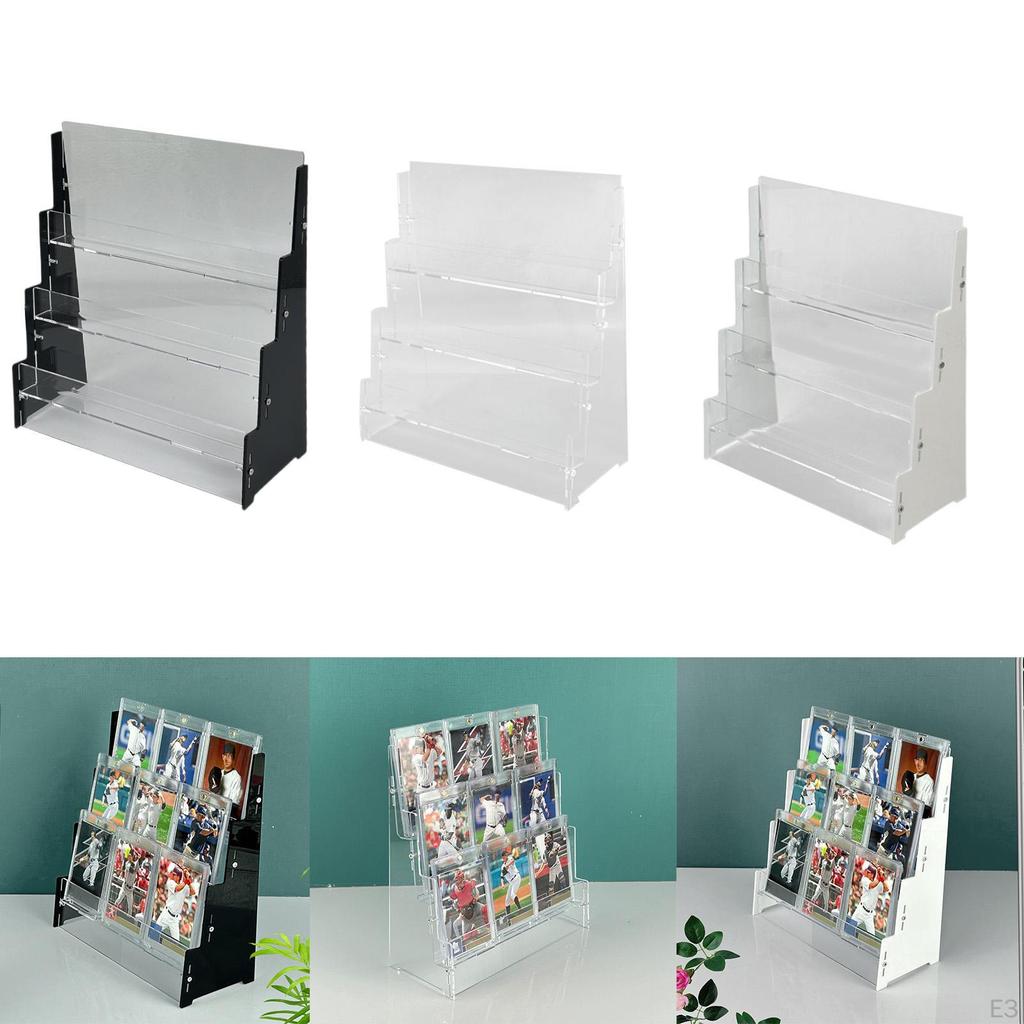 Display Rack for 12 , Organizer, Table Storage Rack, Trading Card Stand