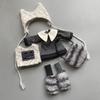 Vestito Invernale Carino per Bambola da 30cm Completo 16 Accessori per Bambola Giocattolo Vestire per Bambine
