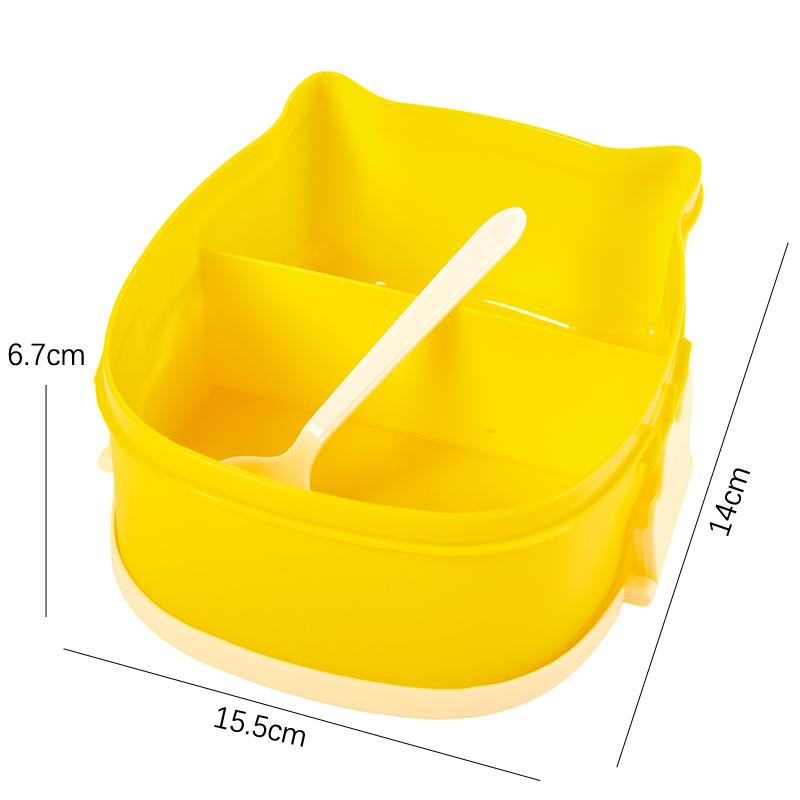 Cartoon Owl Shaped Lunch Box Bento Box Kids Portable Food Container Storage Box