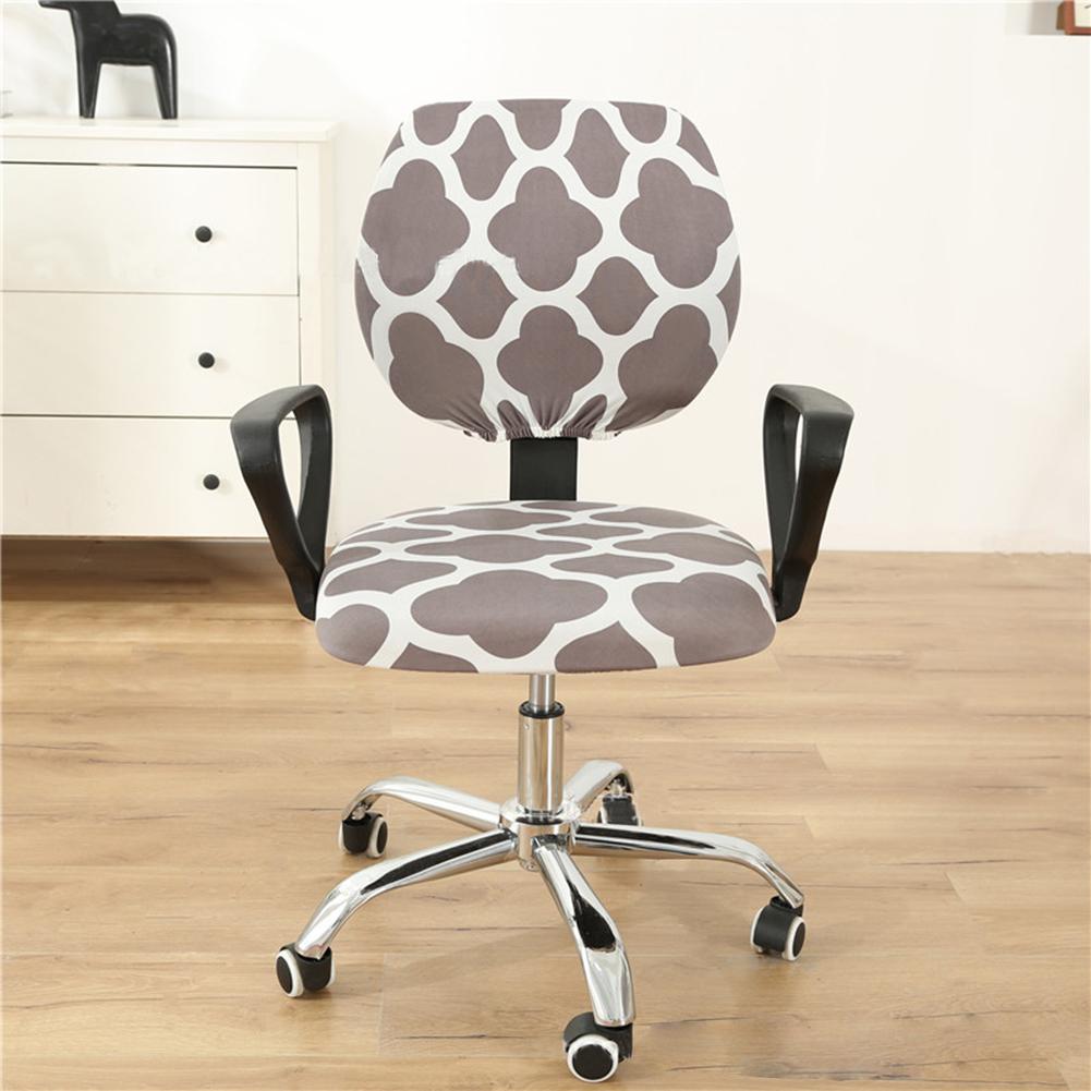 Computer Office Chair Covers Home Stretchable Washable Rotating Chair Slipcovers