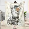 Baby Deer Illustration Blankets are suitable for living rooms,making them an ideal choice for outdoor travel and gifts.