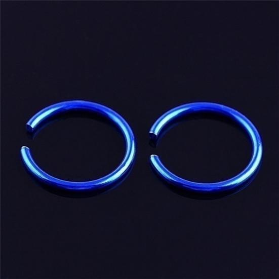 20 PCS Nose Rings Multi-Colors Durable Stainless Steel Anti-rust Nose Decoration for Women