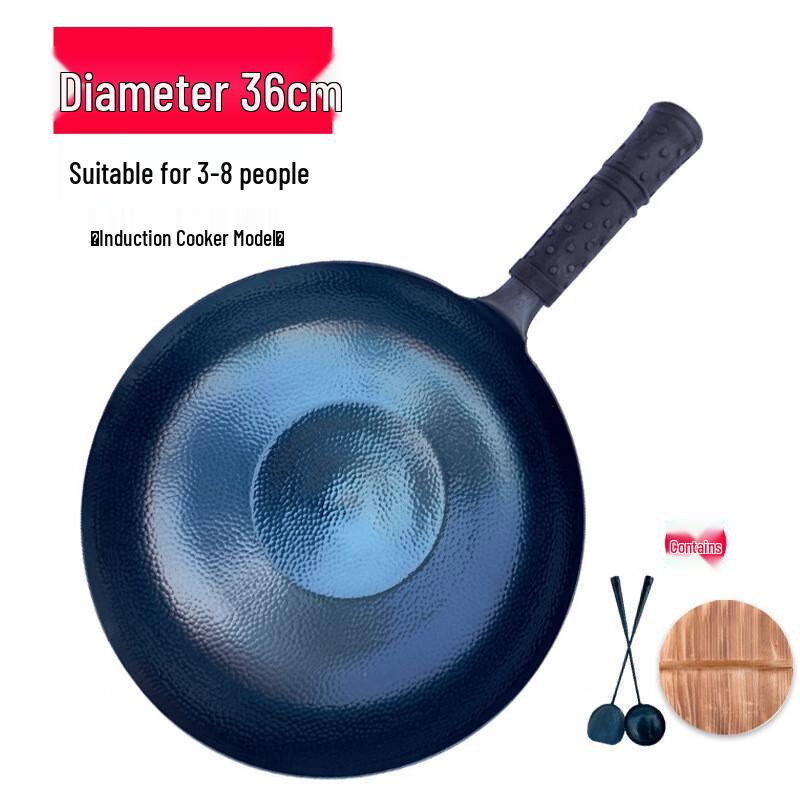 DingLe Zhangqiu Handmade Wrought Iron Wok