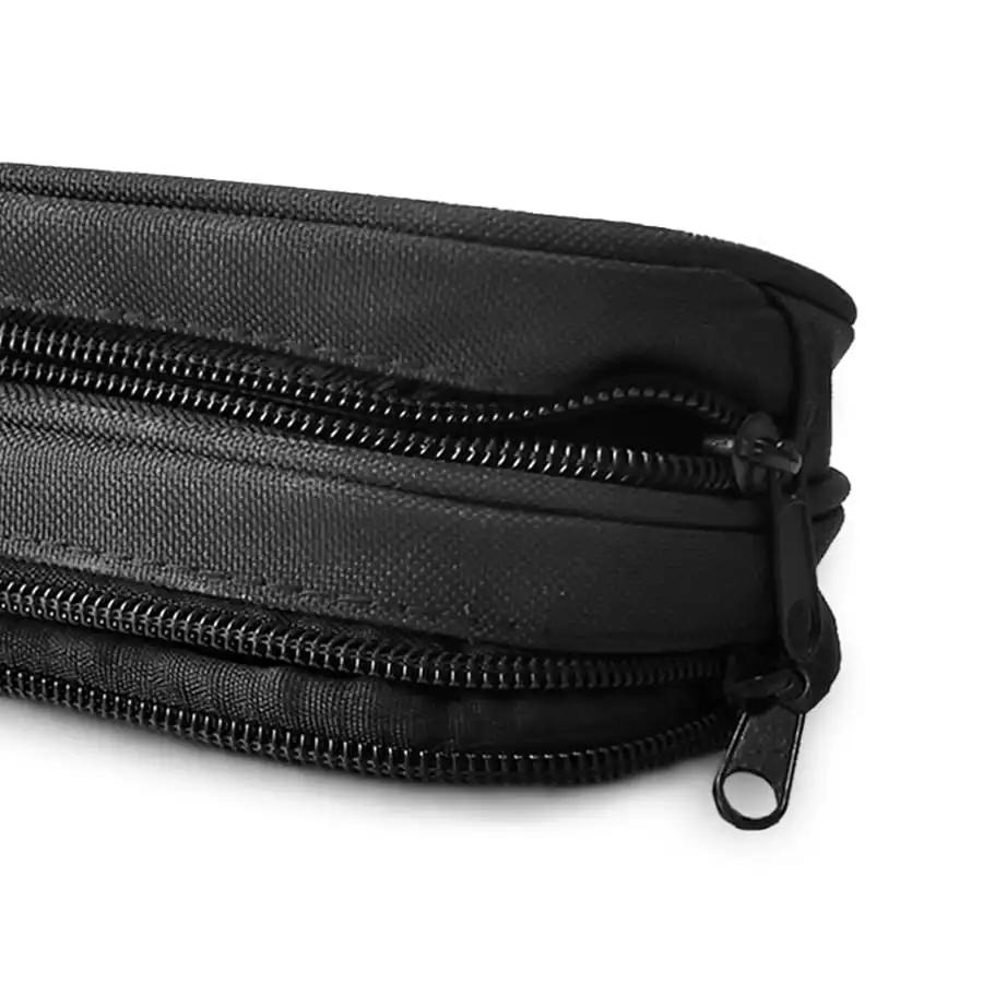 Mushroom Black Double Layered Pencil Case With Handheld For Boy And Girls Best Gift 2D Cartoon School Pencil Bag For Children