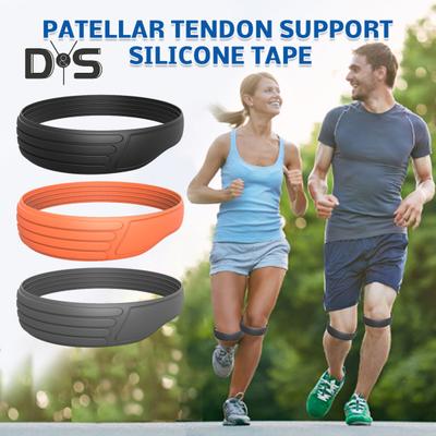 Patella Kniebandage Schmerzlinderung Patellasehnen-Stützgurt Silikon-Kniebandage zum Laufen, Fitness, Treppensteigen, Basketball