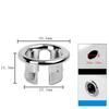 4pcs Kitchen Sink Plastic Overflow Decorative Cover, Ceramic Sink Overflow Hole Plug, Sink Accessories